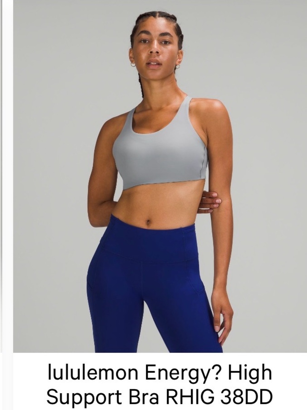 lululemon athletica Energy High Support Sports Bra - Gray